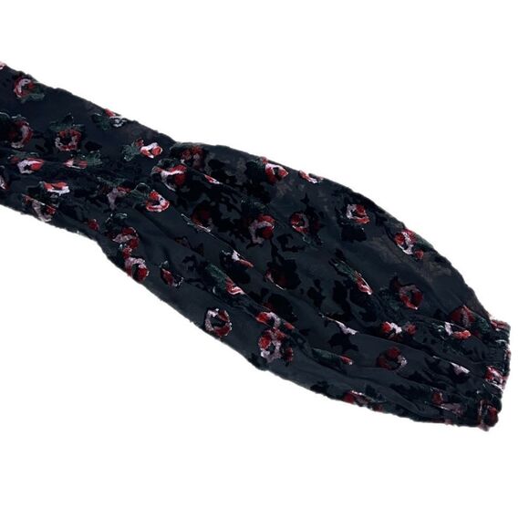 Wayf Sheer Black Burnout Dress. Victorian Steampunk! Size M. Great Condition!! - Picture 13 of 14